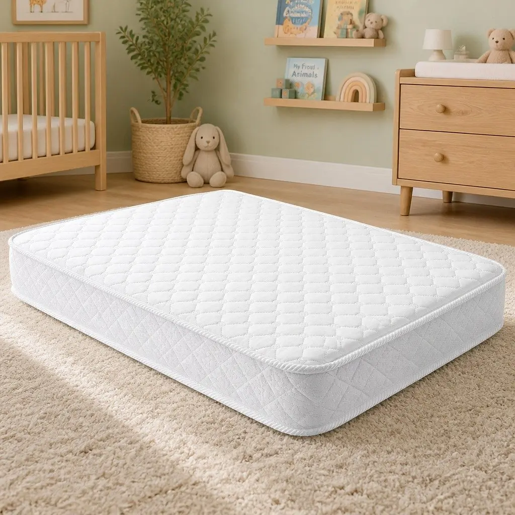 Baby Cot Mattress Spring Foam Medium Firm Double Sided Breathable