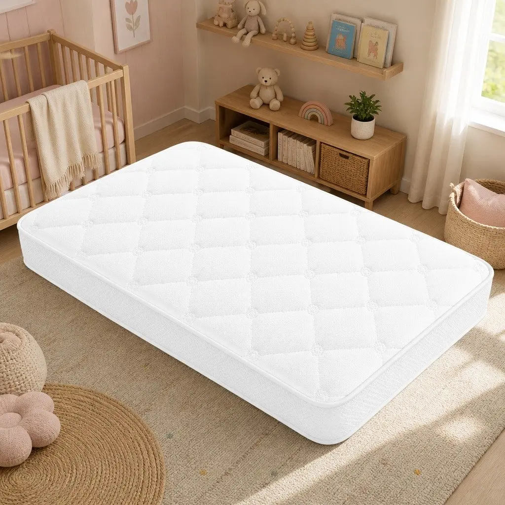 Baby Cot Mattress Spring Foam Medium Firm Double Sided Breathable