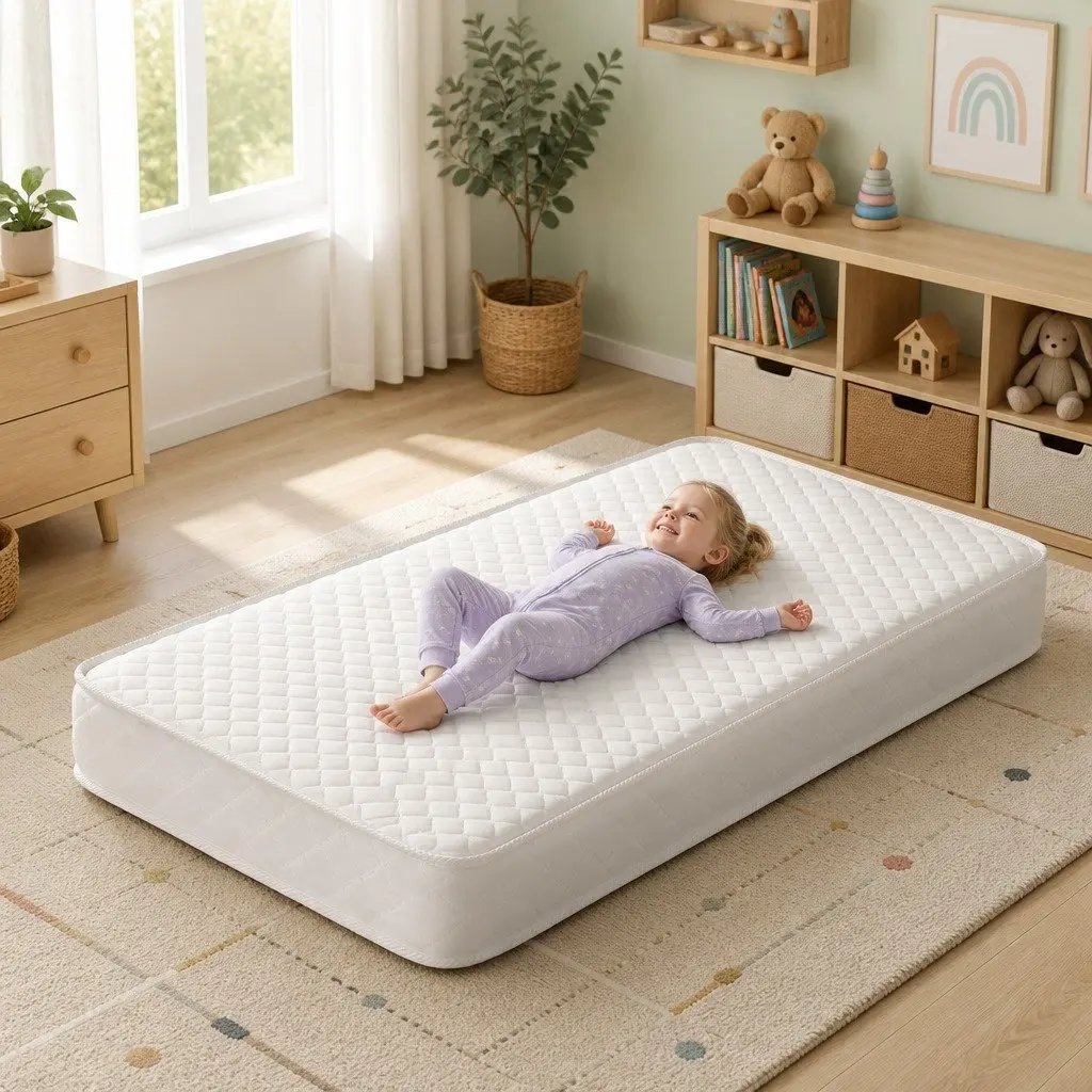 Baby Cot Mattress Spring Foam Medium Firm Double Sided Breathable