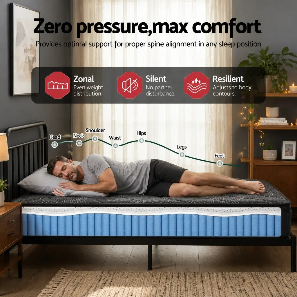 King Single Pocket Spring Mattress