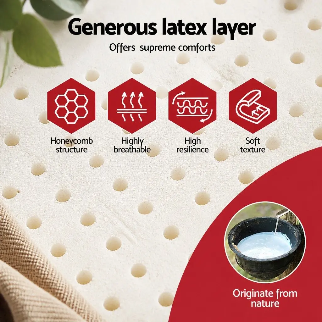 25cm Thick Pocket Spring Latex Single Mattress