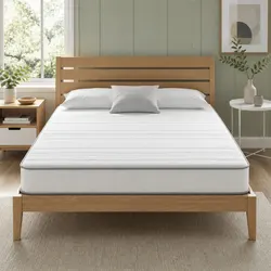 Double Mattress: 137cm x 190cm, 20cm Thick Foam Support