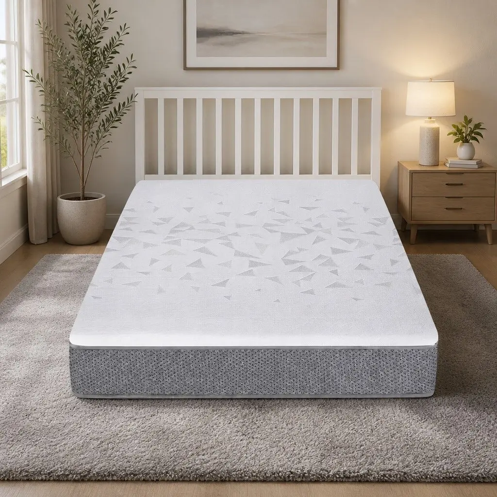 Single Mattress for Bedroom 23cm Pocket Spring Reversible Foam Medium Firm Firm Support