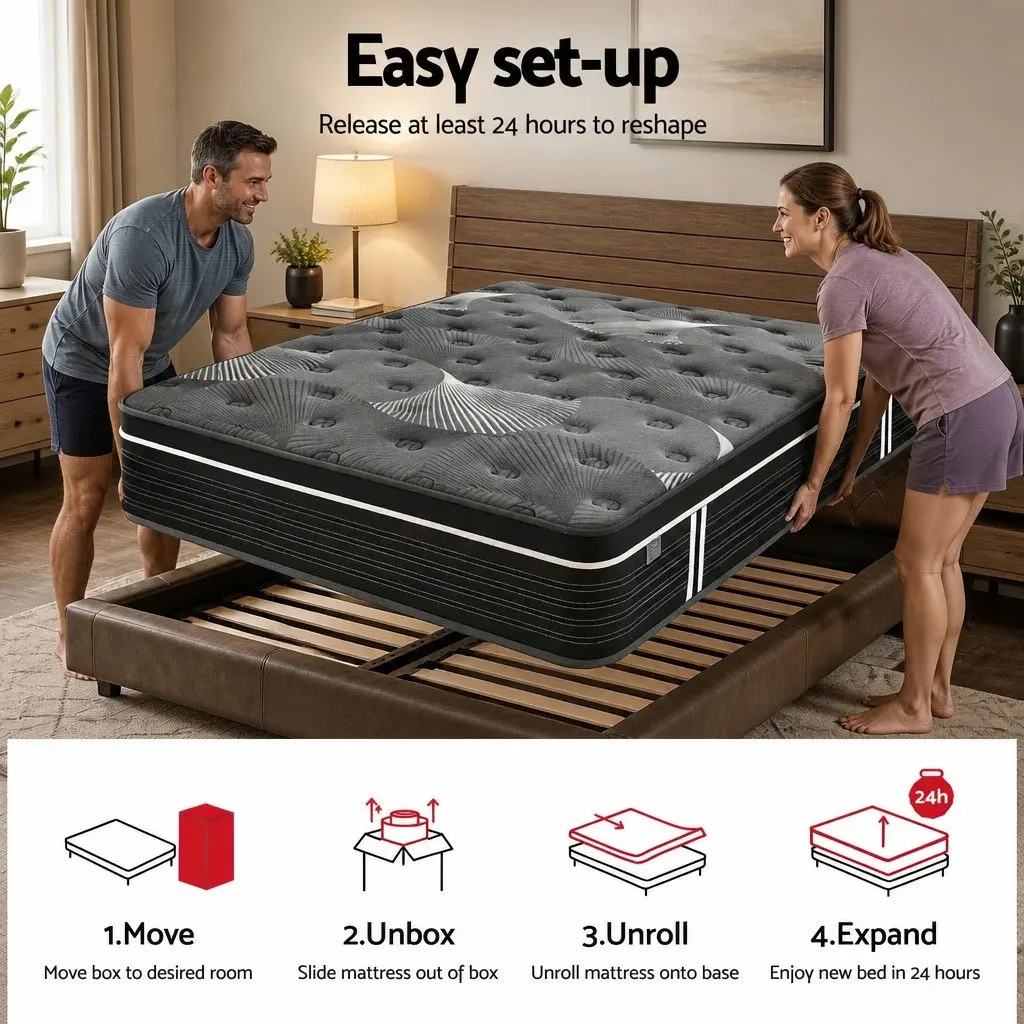 35cm Double Mattress with Pocket Springs