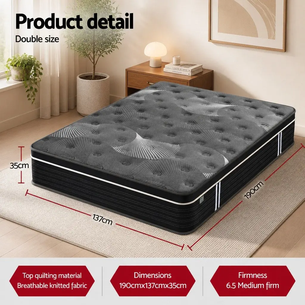 35cm Double Mattress with Pocket Springs