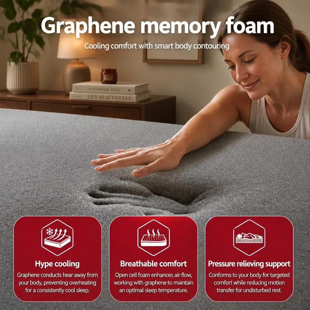 35cm King Mattress with Euro Top