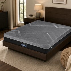 Queen Pocket Spring Mattress 26cm - Dark Grey