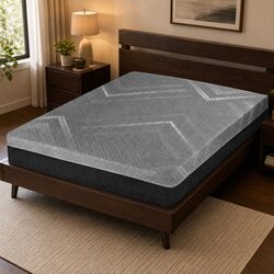 Queen Pocket Spring Mattress 26cm - Dark Grey