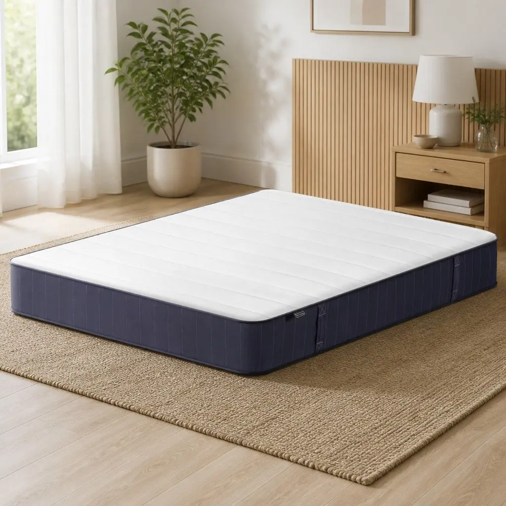 King Size Mattress 20cm Pocket Spring Firm Support Breathable Knitted Fabric