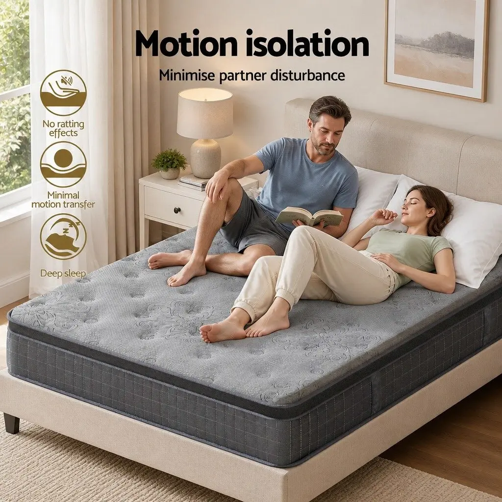 26cm Queen Mattress with Pocket Springs and Latex