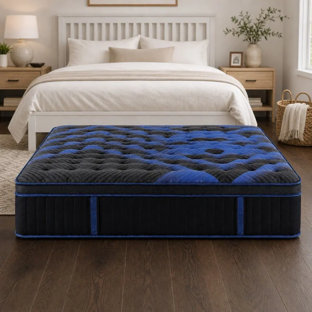 Double Hybrid Mattress 34cm Cooling Gel Memory Foam Pocket Spring Medium Firm