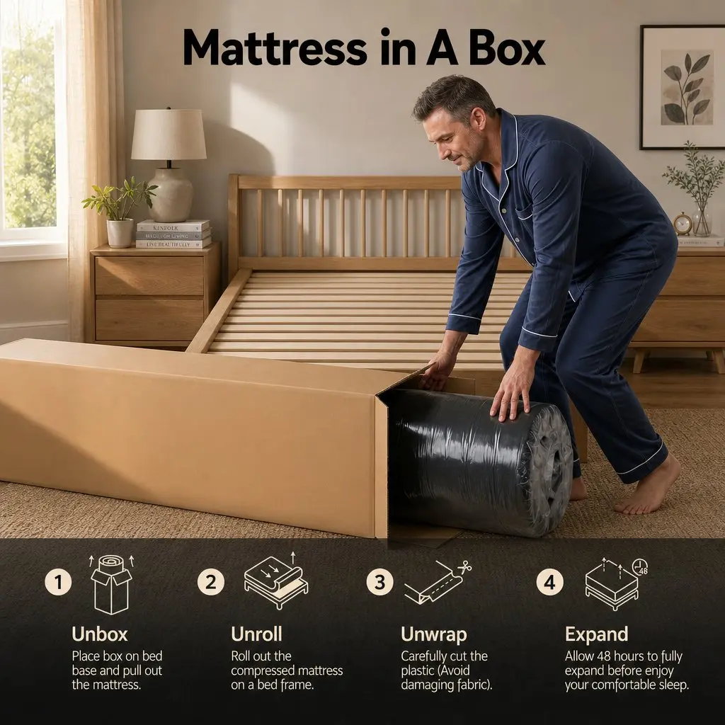 King Single Mattress Cooling Gel Memory Foam Pocket Spring Support 34cm