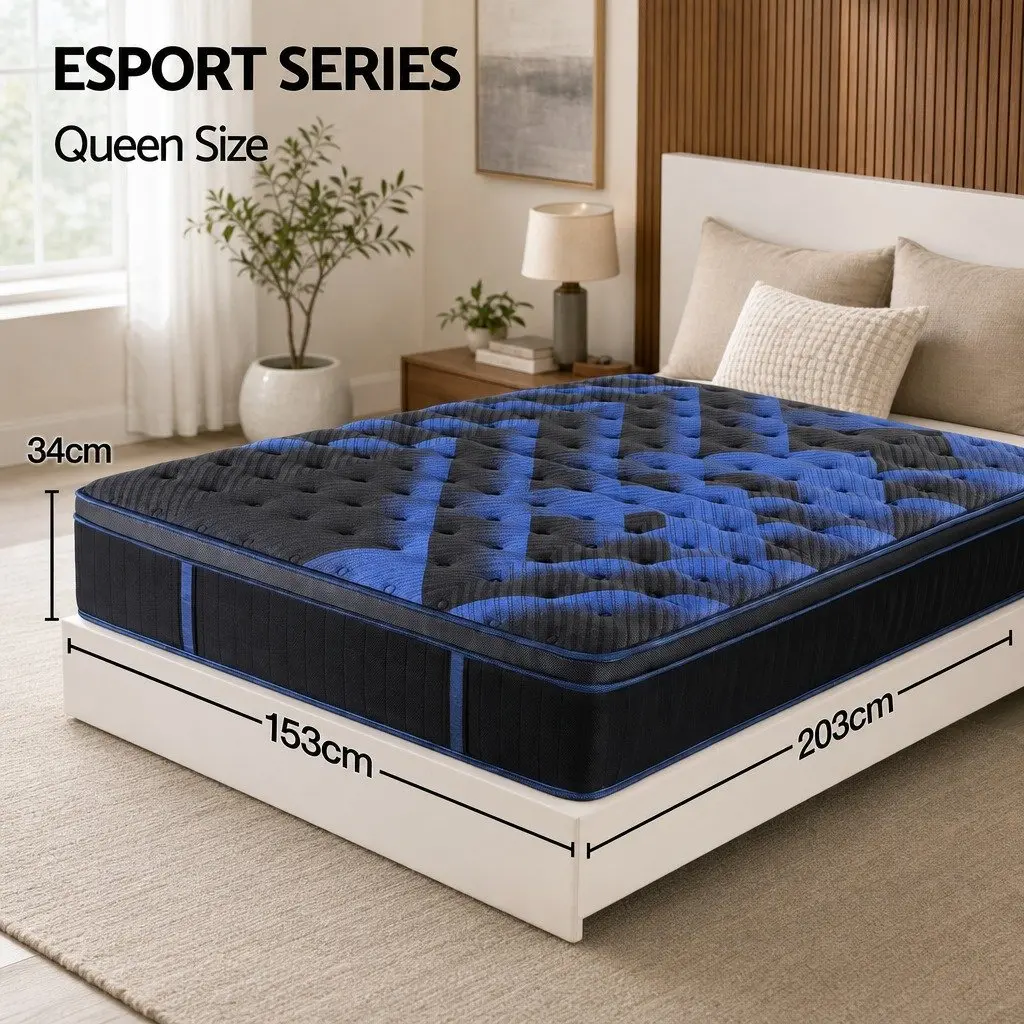 Queen Hybrid Mattress 34cm Thickness