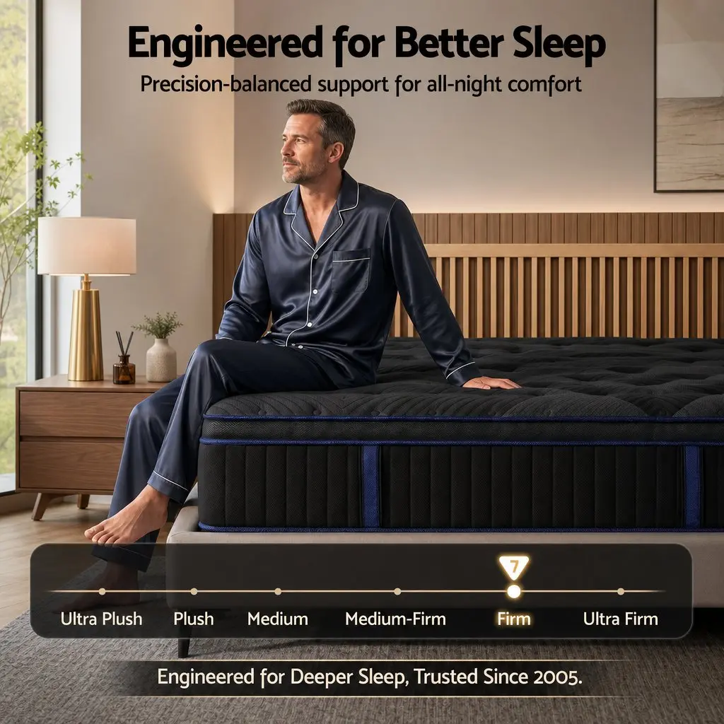 Queen Hybrid Mattress 34cm Thickness