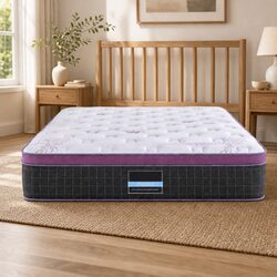 King Size Mattress: 35cm Thick, Euro Top, 183cm x 203cm