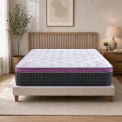 King Size Mattress: 35cm Thick, Euro Top, 183cm x 203cm