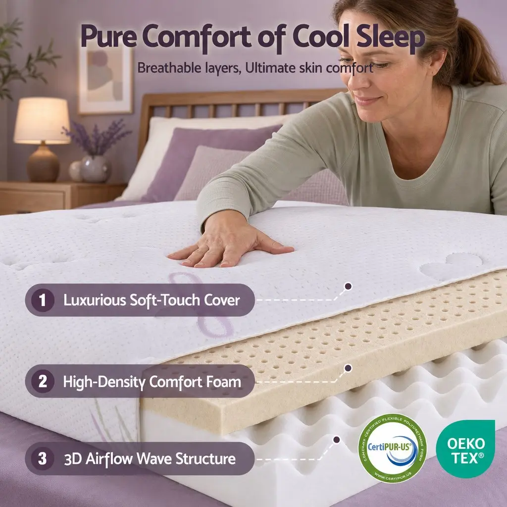 King Size Mattress Euro Top Firm Pocket Spring Edge Support 35cm Thick