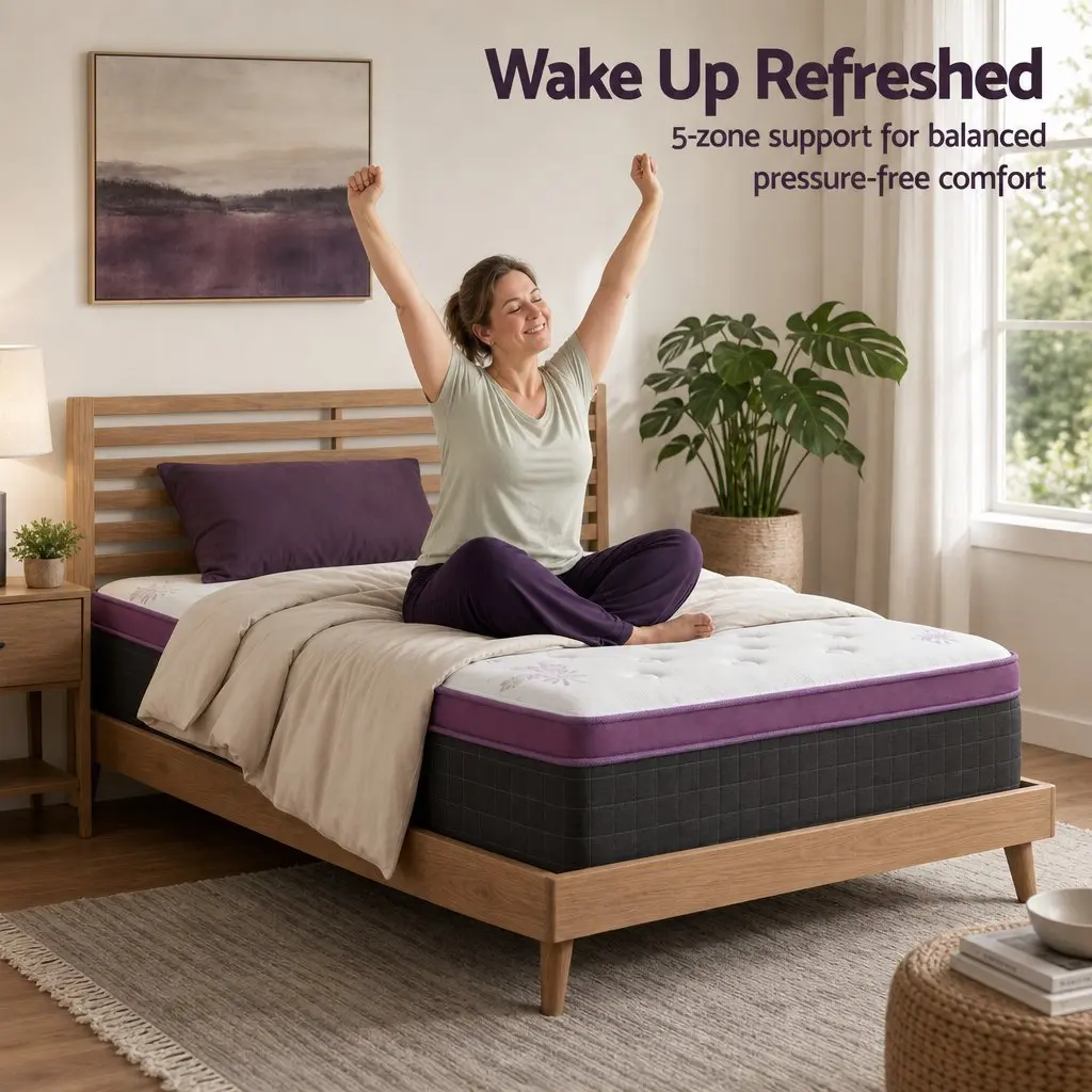 King Single Mattress Euro Top Firm 35cm Thick