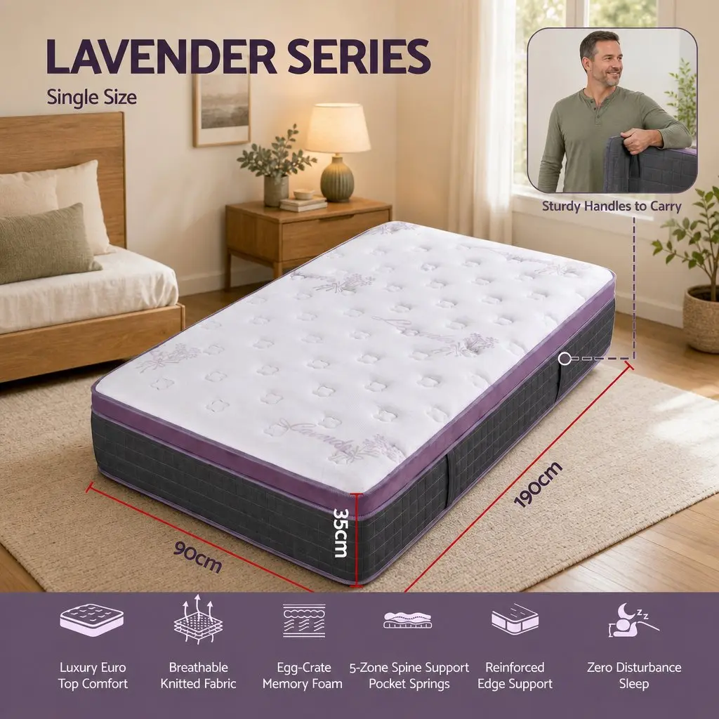 Single Euro Top Mattress