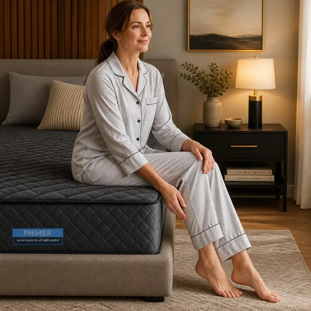 King Single Mattress 34cm Euro Top