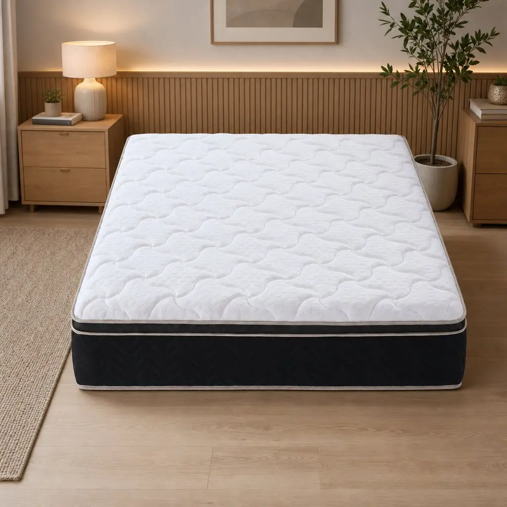 King Size Mattress 35cm Firm Pocket Spring Copper Memory Foam Euro Top Sleep