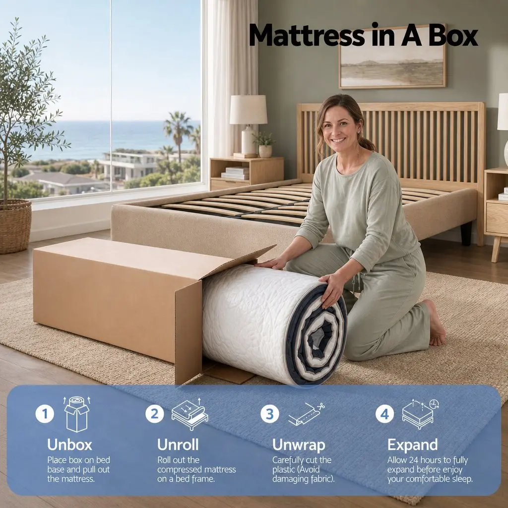 King Single Mattress with Copper Foam