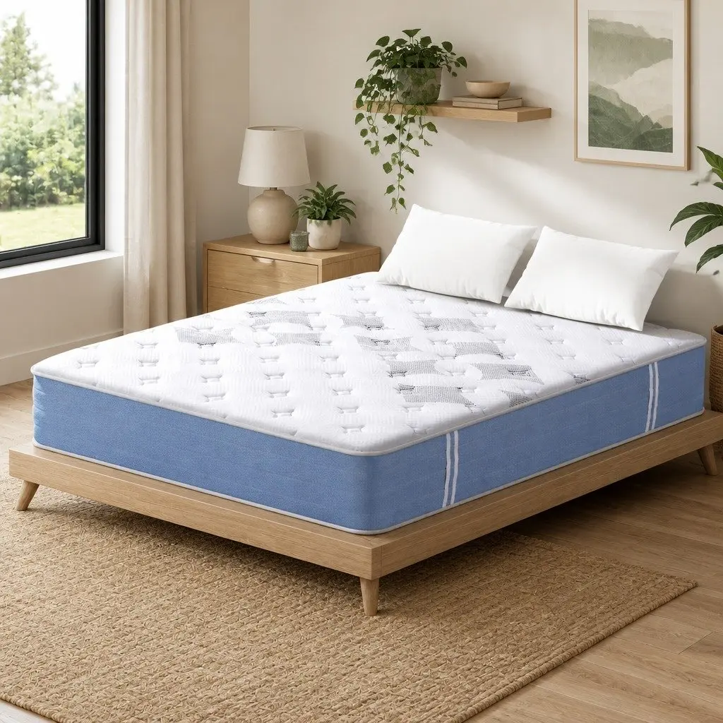 25cm King Size Mattress with Bamboo Euro Top