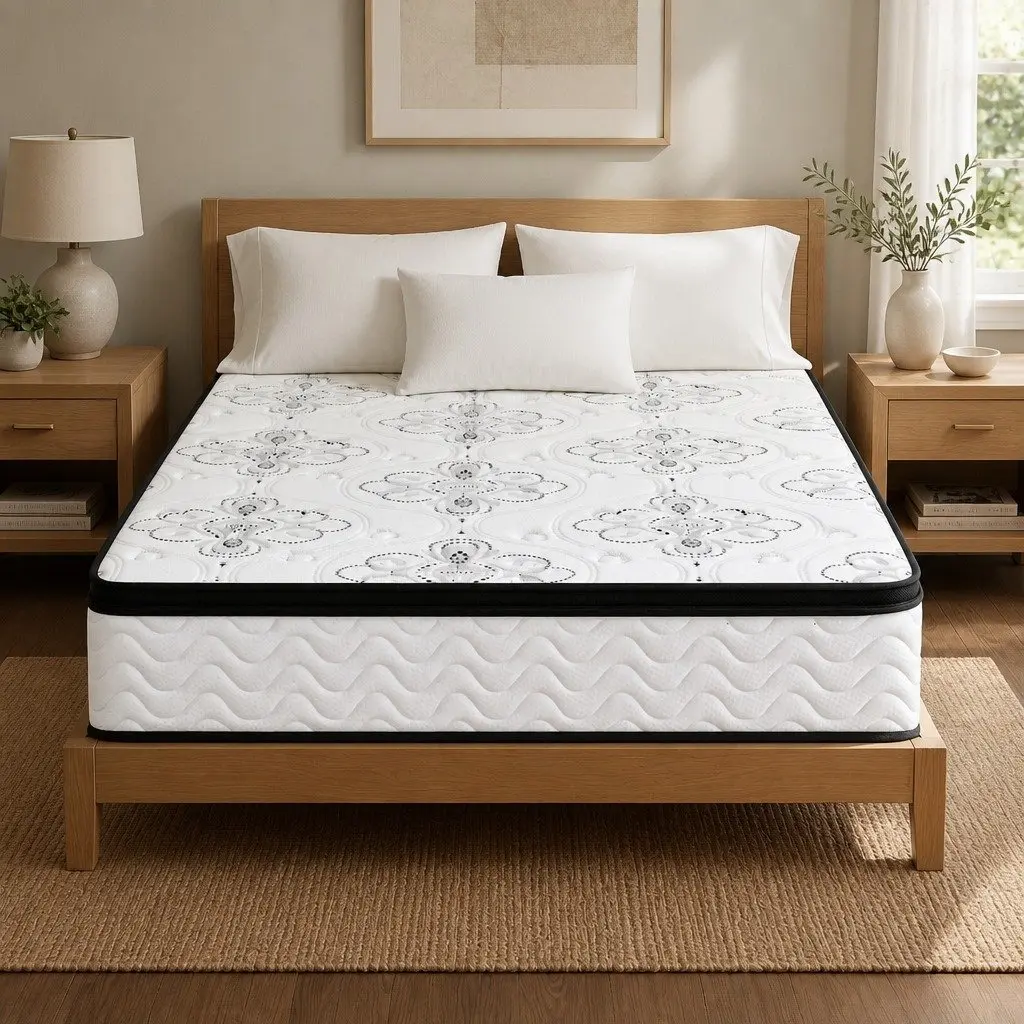 Double Mattress Euro Top 30cm Medium Firm for Bedroom