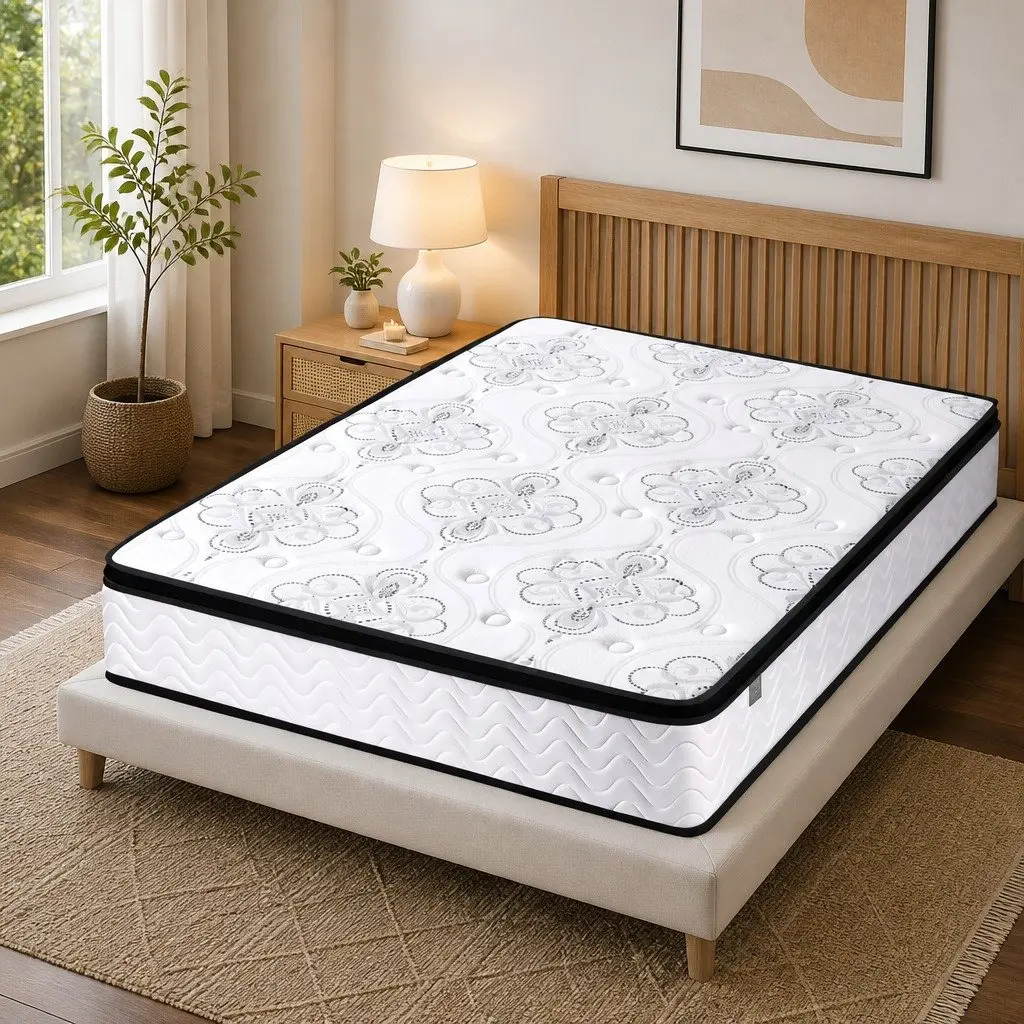Double Mattress Euro Top 30cm Medium Firm for Bedroom