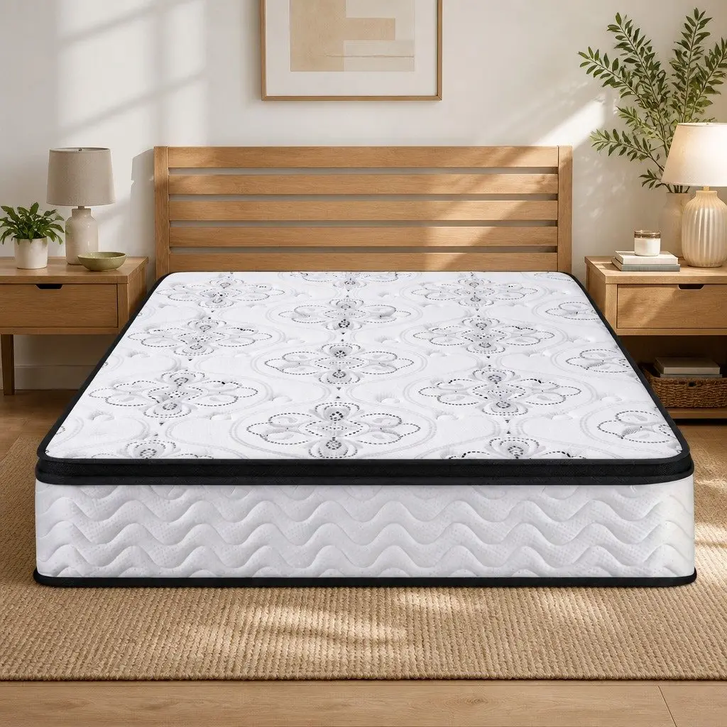Double Mattress Euro Top 30cm Medium Firm for Bedroom