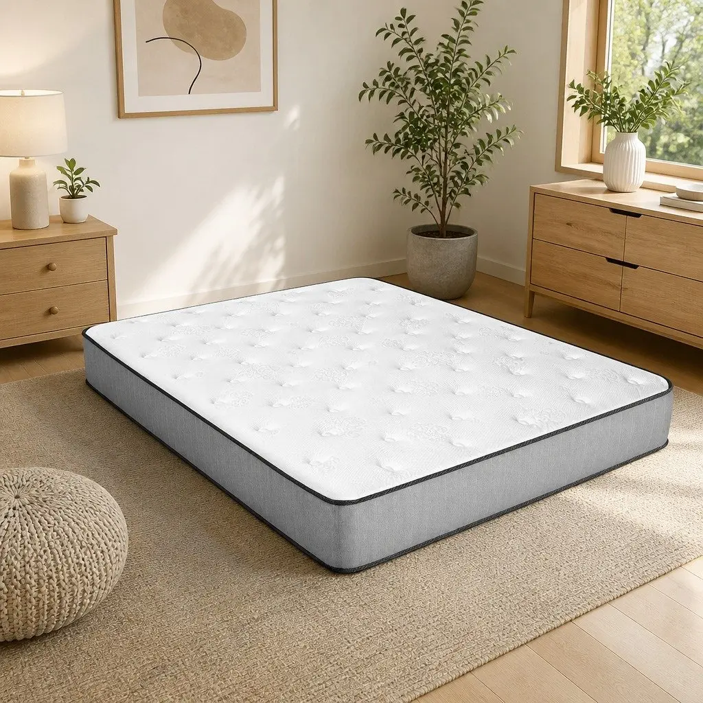 Double Mattress for Bedroom 23cm Extra Firm Support Hypoallergenic Dust Mite Resistant