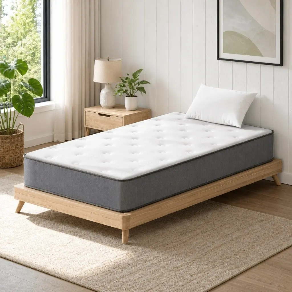 Extra Firm King Single Mattress Tight Top 23cm Hypoallergenic Comfort Support