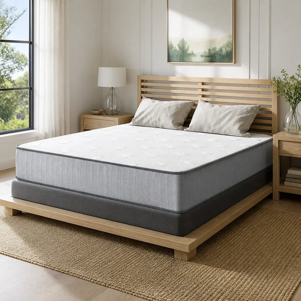 Extra Firm King Single Mattress Tight Top 23cm Hypoallergenic Comfort Support