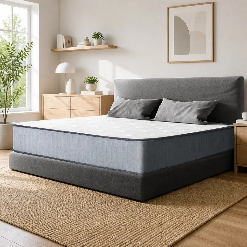 Queen Mattress 23cm Extra Firm Tight Top Hypoallergenic Dust Mite Resistant