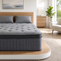 33cm Double Mattress with 7-Zone Pocket Springs and Foam