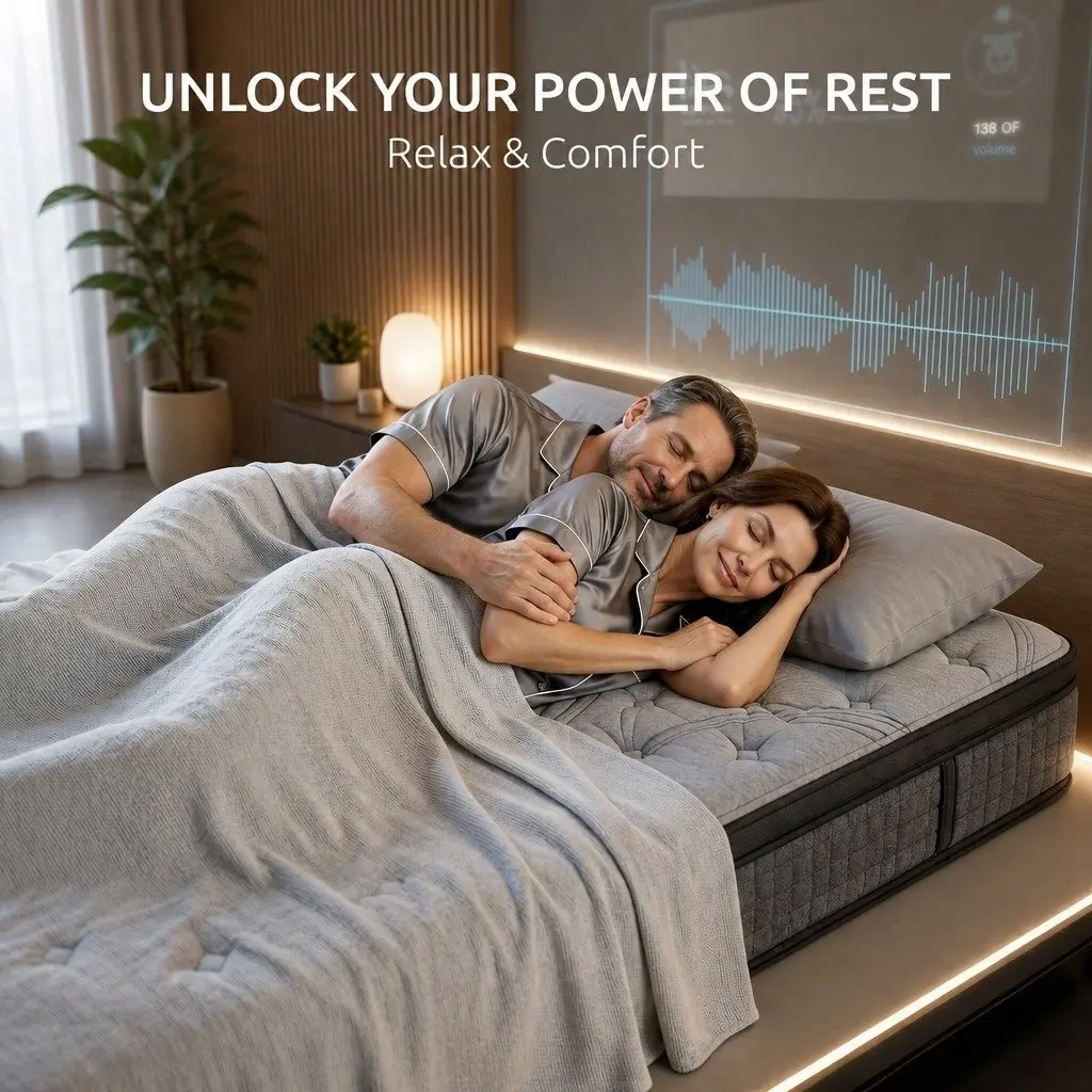 Double Mattress 33cm 7-Zone Pocket Spring Extra Firm