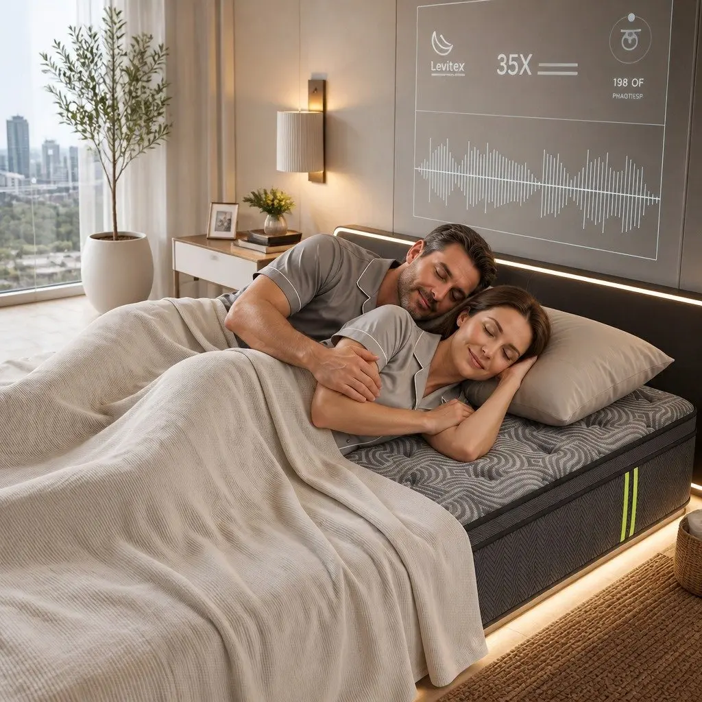 34cm King Hybrid Pocket Spring Gel Mattress