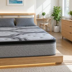 Double Mattress Dimensions: 188cm x 138cm, 34cm Thickness