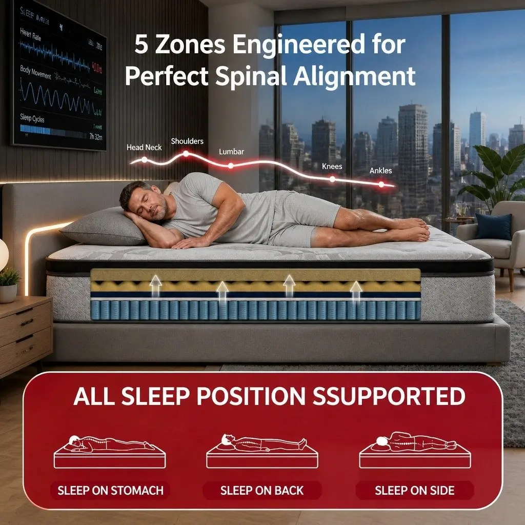 King Size 34cm Extra Firm Mattress