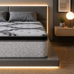 Specifications of Queen Mattress: 34cm Hybrid with 5-Zone Support