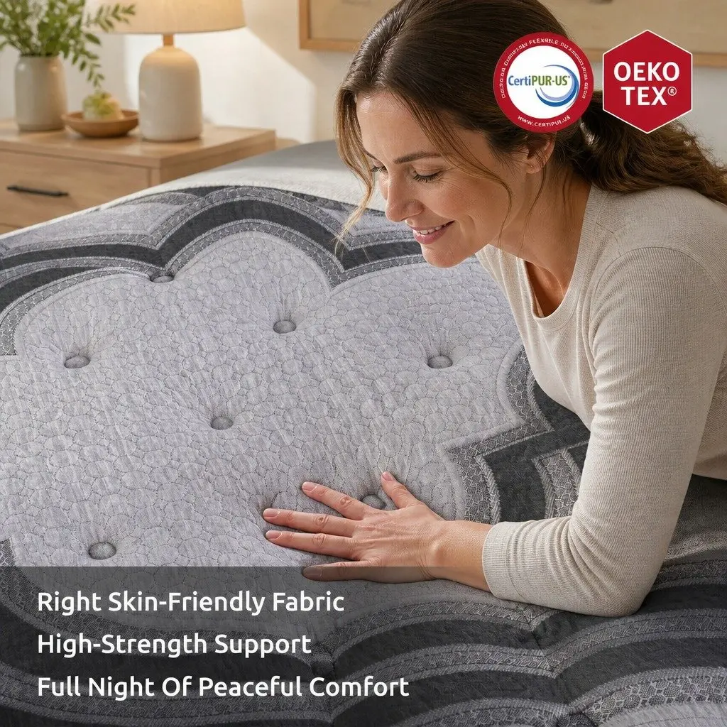 34cm Single Mattress with 5-Zone Support