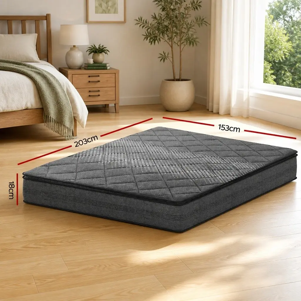 18cm Grey Queen Mattress