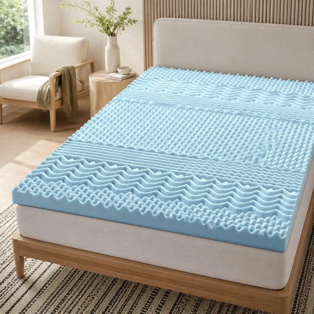 Queen Memory Foam Mattress Topper 5cm