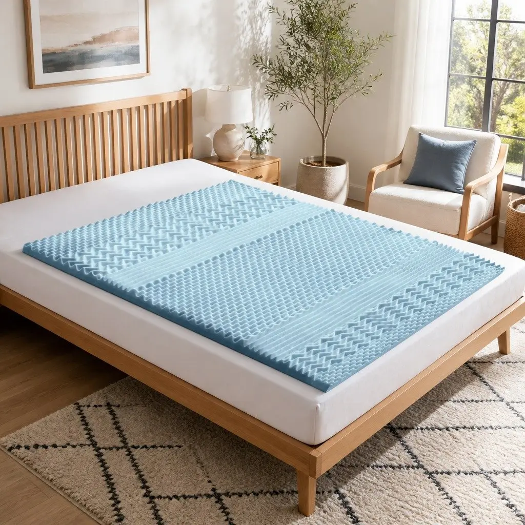Queen Memory Foam Mattress Topper 5cm