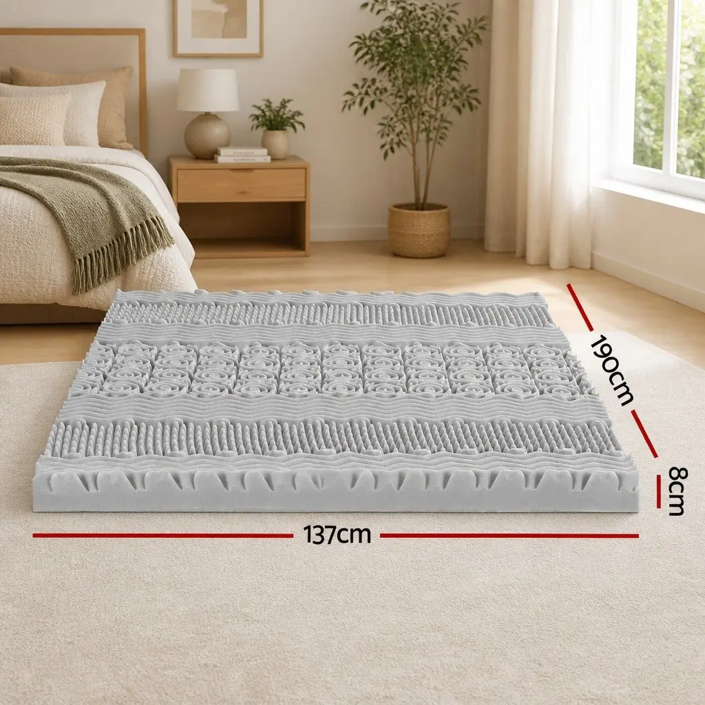 8cm Double Bed Mattress Topper with Graphite Infusion