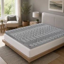 Specifications for Grey 8cm Memory Foam Mattress Topper Queen