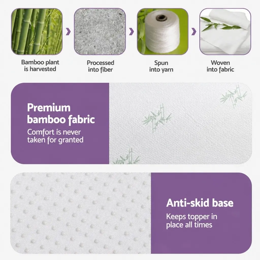 8cm Memory Foam Mattress Topper