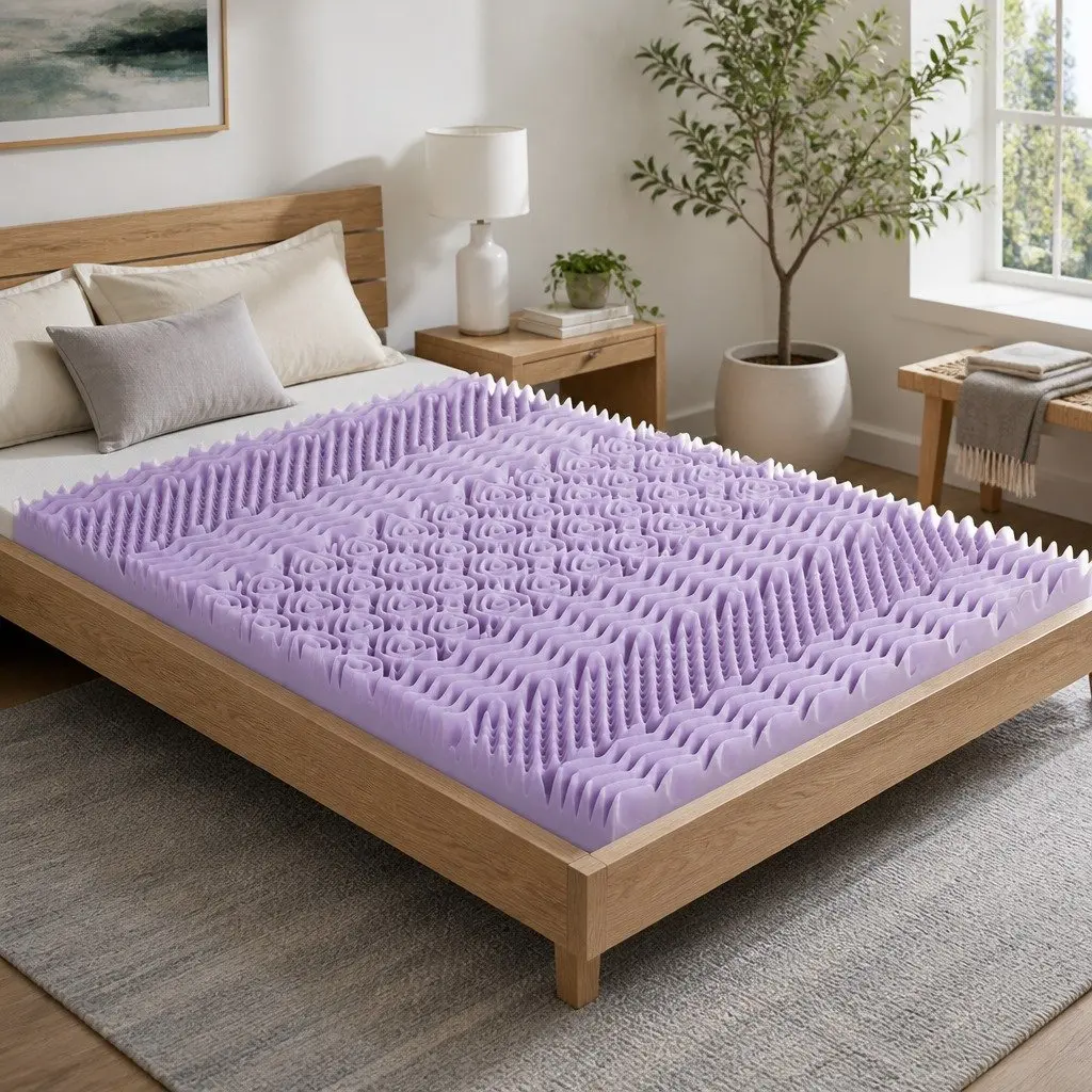 Lavender Infused Memory Foam Topper