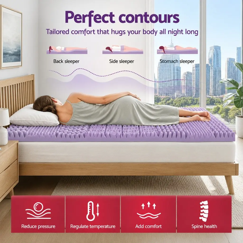 Lavender Infused Memory Foam Topper