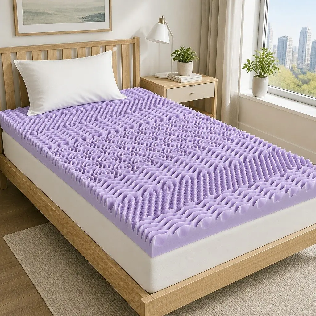 Lavender Infused Memory Foam Topper